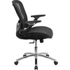 image:imageFlash Furniture Sam MidBack Transparent Black Mesh Executive Swivel Ergonomic Office Chair with SynchroTilt amp Height Adjustable FlipUp Arms