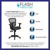 image:imageFlash Furniture Sam MidBack Transparent Gray Mesh Multifunction Executive Swivel Ergonomic Office Chair with Adjustable ArmsBlack