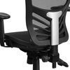 image:imageFlash Furniture Sam MidBack Transparent Gray Mesh Multifunction Executive Swivel Ergonomic Office Chair with Adjustable ArmsBlack