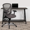 image:imageFlash Furniture Sam MidBack Transparent Gray Mesh Multifunction Executive Swivel Ergonomic Office Chair with Adjustable ArmsGrey