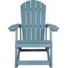 image:imageFlash Furniture Savannah Poly Resin Wood Adirondack Rocking Chair  All Weather Black Polystyrene  Stainless Steel Hardware  Set of 2Sea Foam