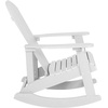 image:imageFlash Furniture Savannah Poly Resin Wood Adirondack Rocking Chair  All Weather Black Polystyrene  Stainless Steel Hardware  Set of 2White