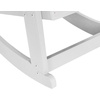 image:imageFlash Furniture Savannah Poly Resin Wood Adirondack Rocking Chair  All Weather Black Polystyrene  Stainless Steel Hardware  Set of 2White