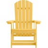image:imageFlash Furniture Savannah Poly Resin Wood Adirondack Rocking Chair  All Weather Black Polystyrene  Stainless Steel Hardware  Set of 2Yellow