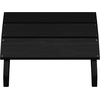 image:imageFlash Furniture Sawyer IndoorOutdoor Commercial Grade Adirondack Ottoman  Gray AllWeather Adirondack Style FootrestBlack