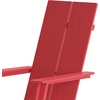 image:imageFlash Furniture Sawyer Modern Commercial 2Slat Back Adirondack Chair  Black Commercial AllWeather Poly Resin Lounge ChairRed