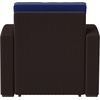 image:imageFlash Furniture Seneca Chocolate Brown Faux Rattan Chair with AllWeather Beige CushionNavy CushionsChocolate Brown Frame