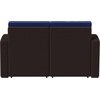 image:imageFlash Furniture Seneca Chocolate Brown Faux Rattan Loveseat with AllWeather Navy CushionsNavy CushionsChocolate Brown Frame