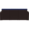image:imageFlash Furniture Seneca Chocolate Brown Faux Rattan Sofa with AllWeather Beige CushionsNavy CushionsChocolate Brown Frame