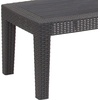 image:imageFlash Furniture Seneca Dark Gray Faux Rattan Coffee Table
