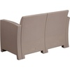 image:imageFlash Furniture Seneca Dark Gray Faux Rattan Loveseat with AllWeather Seneca Light Gray CushionsLight Gray