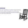 image:imageFlash Furniture Set of 2 Winston AllWeather Rocking Chair in Red Faux WoodBlack