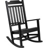 image:imageFlash Furniture Set of 2 Winston AllWeather Rocking Chair in Red Faux WoodBlack