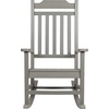 image:imageFlash Furniture Set of 2 Winston AllWeather Rocking Chair in Red Faux WoodGrey