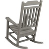 image:imageFlash Furniture Set of 2 Winston AllWeather Rocking Chair in Red Faux WoodGrey