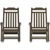 image:imageFlash Furniture Set of 2 Winston AllWeather Rocking Chair in Red Faux WoodMahogany