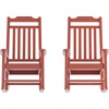 image:imageFlash Furniture Set of 2 Winston AllWeather Rocking Chair in Red Faux WoodRed