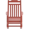 image:imageFlash Furniture Set of 2 Winston AllWeather Rocking Chair in Red Faux WoodRed