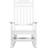image:imageFlash Furniture Set of 2 Winston AllWeather Rocking Chair in Red Faux WoodWhite