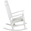 image:imageFlash Furniture Set of 2 Winston AllWeather Rocking Chair in Red Faux WoodWhite