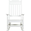 image:imageFlash Furniture Set of 2 Winston AllWeather Rocking Chair in Red Faux WoodWhite
