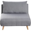 image:imageFlash Furniture Shaw TriFold Convertible Sleeper Chair with Pillow 3in1 Multifunctional Adjustable Sleeper Channel Stitching Hideaway Legs Brown LeatherSoftLight Gray