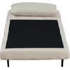 image:imageFlash Furniture Shaw TriFold Convertible Sleeper Chair with Pillow 3in1 Multifunctional Adjustable Sleeper Channel Stitching Hideaway Legs Brown LeatherSoftCream
