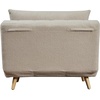 image:imageFlash Furniture Shaw TriFold Convertible Sleeper Chair with Pillow 3in1 Multifunctional Adjustable Sleeper Channel Stitching Hideaway Legs Brown LeatherSoftCream
