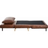 image:imageFlash Furniture Shaw TriFold Convertible Sleeper Chair with Pillow 3in1 Multifunctional Adjustable Sleeper Channel Stitching Hideaway Legs Brown LeatherSoftBrown