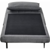 image:imageFlash Furniture Shaw TriFold Convertible Sleeper Chair with Pillow 3in1 Multifunctional Adjustable Sleeper Channel Stitching Hideaway Legs Brown LeatherSoftDark Gray