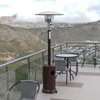 image:imageFlash Furniture Sol Patio Outdoor HeatingBronze Stainless Steel 40000 BTU Propane Heater with Wheels for Commercial amp Residential Use75 Feet TallBronze