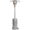 image:imageFlash Furniture Sol Patio Outdoor HeatingBronze Stainless Steel 40000 BTU Propane Heater with Wheels for Commercial amp Residential Use75 Feet TallSilver
