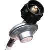 image:imageFlash Furniture Sol Patio Outdoor HeatingBronze Stainless Steel 40000 BTU Propane Heater with Wheels for Commercial amp Residential Use75 Feet TallSilver