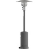 image:imageFlash Furniture Sol Patio Outdoor HeatingBronze Stainless Steel 40000 BTU Propane Heater with Wheels for Commercial amp Residential Use75 Feet TallSlate Gray