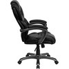 image:imageFlash Furniture Stella High Back Black LeatherSoft Executive Swivel Ergonomic Office Chair with ArmsBlack