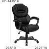 image:imageFlash Furniture Stella High Back Black LeatherSoft Executive Swivel Ergonomic Office Chair with ArmsBlack