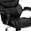 image:imageFlash Furniture Stella High Back Black LeatherSoft Executive Swivel Ergonomic Office Chair with ArmsBlack