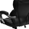 image:imageFlash Furniture Stella High Back Black LeatherSoft Executive Swivel Ergonomic Office Chair with ArmsBlack
