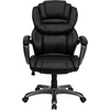 image:imageFlash Furniture Stella High Back Black LeatherSoft Executive Swivel Ergonomic Office Chair with ArmsBlack