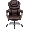 image:imageFlash Furniture Stella High Back Black LeatherSoft Executive Swivel Ergonomic Office Chair with ArmsBrown