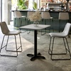 image:imageFlash Furniture Stiles 24 x 30 Rectangular Black Laminate Table Top with 22 x 22 Table Height BaseGrey
