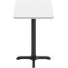 image:imageFlash Furniture Stiles 24 x 30 Rectangular Black Laminate Table Top with 22 x 22 Table Height BaseWhite