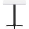 image:imageFlash Furniture Stiles 24 x 30 Rectangular Black Laminate Table Top with 22 x 22 Table Height BaseWhite