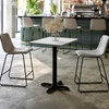 image:imageFlash Furniture Stiles 24 x 30 Rectangular Black Laminate Table Top with 22 x 22 Table Height BaseWhite