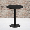 image:imageFlash Furniture Stiles 36 Round Mahogany Laminate Table Top with 24 Round Bar Height Table BaseBlack