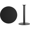 image:imageFlash Furniture Stiles 36 Round Mahogany Laminate Table Top with 24 Round Bar Height Table BaseBlack