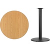 image:imageFlash Furniture Stiles 36 Round Mahogany Laminate Table Top with 24 Round Bar Height Table BaseNatural