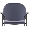 image:imageFlash Furniture Tiffany Side Reception Chair with Padded Armrests Stackable Vinyl Waiting Room Chair for Commercial or Residential Use BlackNavy Vinyl