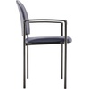 image:imageFlash Furniture Tiffany Side Reception Chair with Padded Armrests Stackable Vinyl Waiting Room Chair for Commercial or Residential Use BlackNavy Vinyl