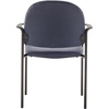 image:imageFlash Furniture Tiffany Side Reception Chair with Padded Armrests Stackable Vinyl Waiting Room Chair for Commercial or Residential Use BlackNavy Vinyl